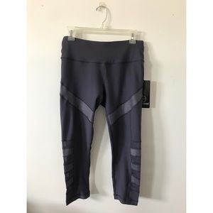 NWT 90 Degree Capri High Rise blue gray leggings